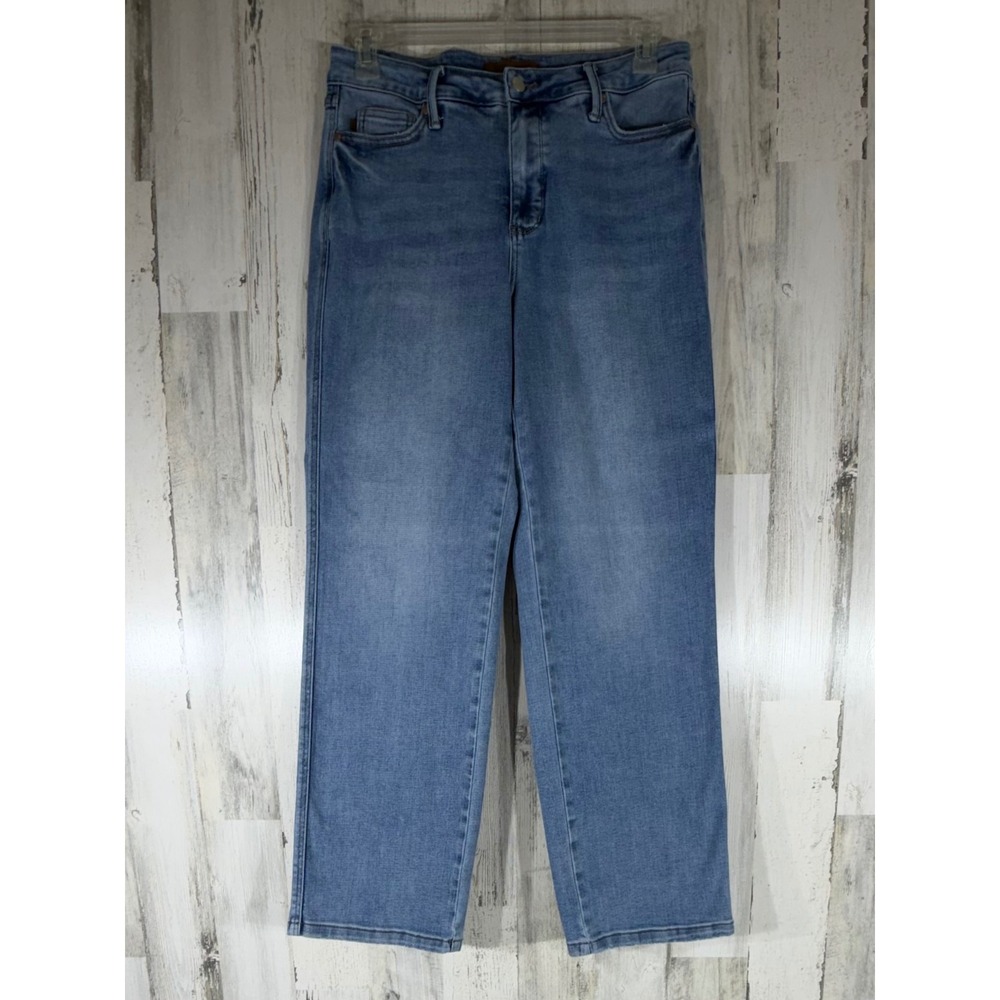 Judy Blue Straight Fit Jeans Size 13/31 (31x31) Medium Wash High Rise Stretchy